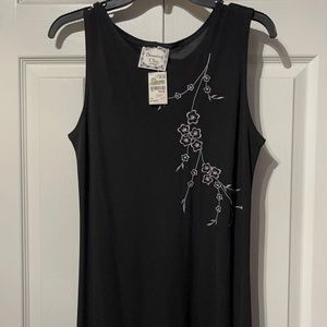 NWT 90’s black vintage dress